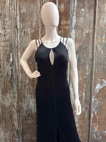 Aidan Mattox Size 12 Black Evening Dress