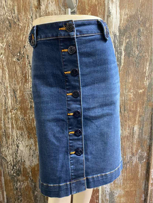 Talbots Size 6 Denim Skirt