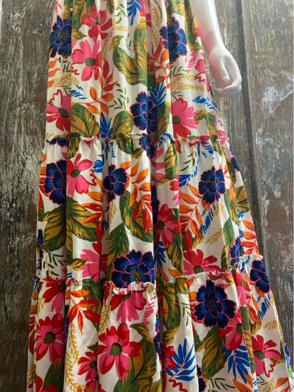 Sam & Jess Size Medium Multi Color Print Dress
