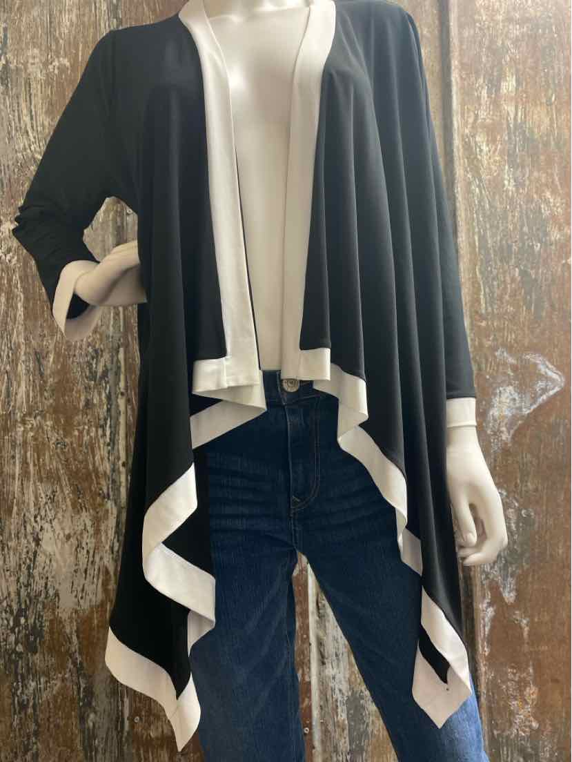 IC by Connie K Size small black/white Jacket