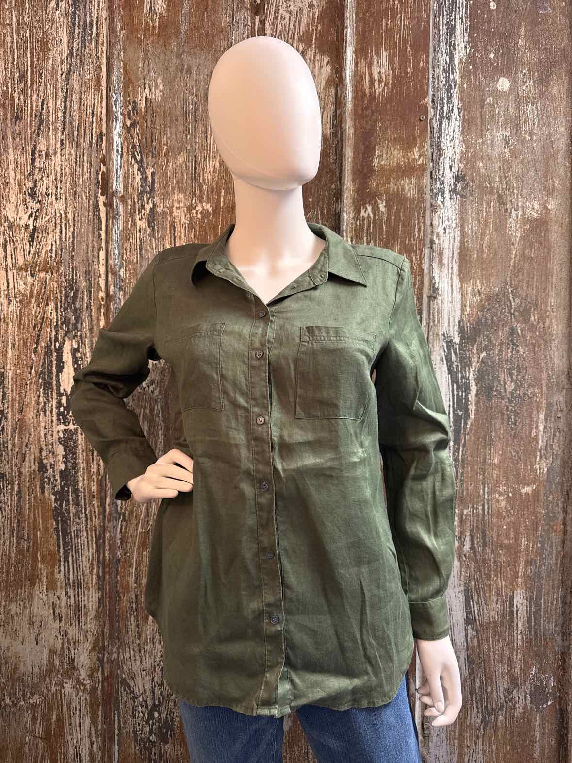 Boden Size 4 Petite (Small Petite) Green tops