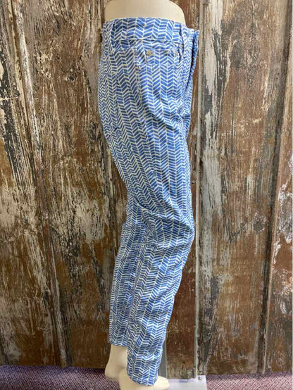 Vineyard Vines Size 2 Blue Print Pants