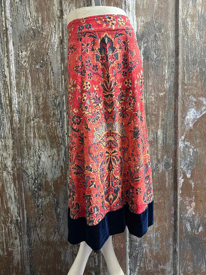 Soft Surroundings Size Medium (8/10) Orange print Skirt