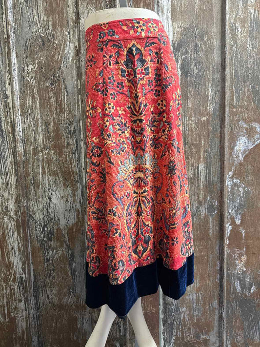 Soft Surroundings Size Medium (8/10) Orange print Skirt