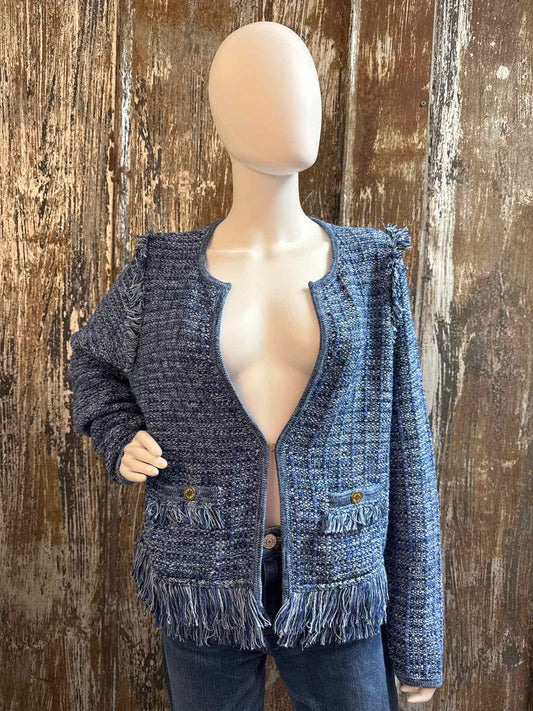 Lilly Pulitzer Size Large Blue Cardigan