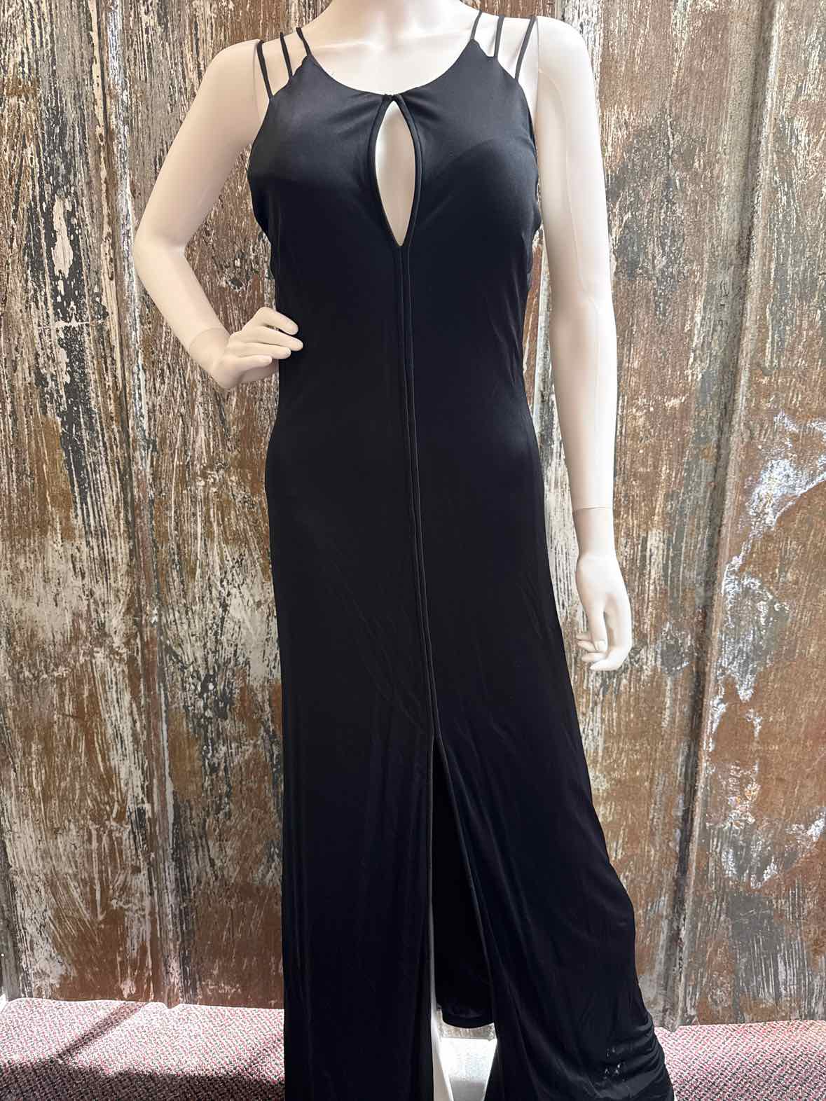 Aidan Mattox Size 12 Black Evening Dress