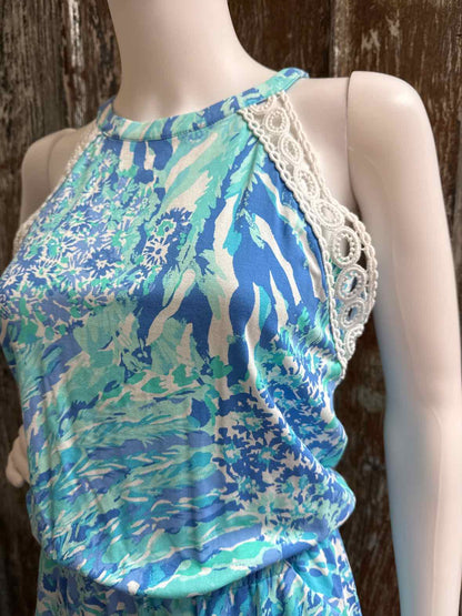 Lily Pulitzer Size extra small Blue Print Romper