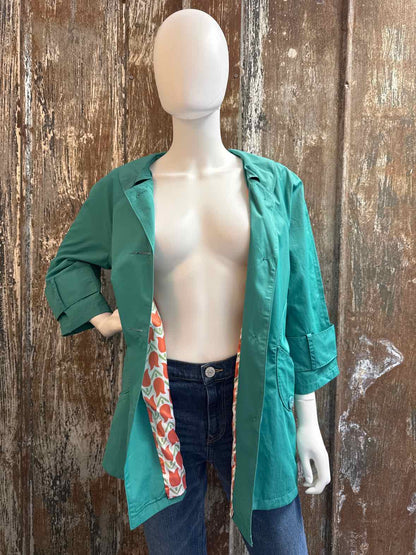 Tulle by Anthropologie Size Large Green Spring Jacket