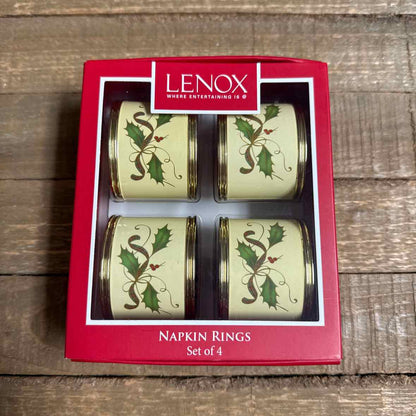 LENOX Christmas Napkin Rings