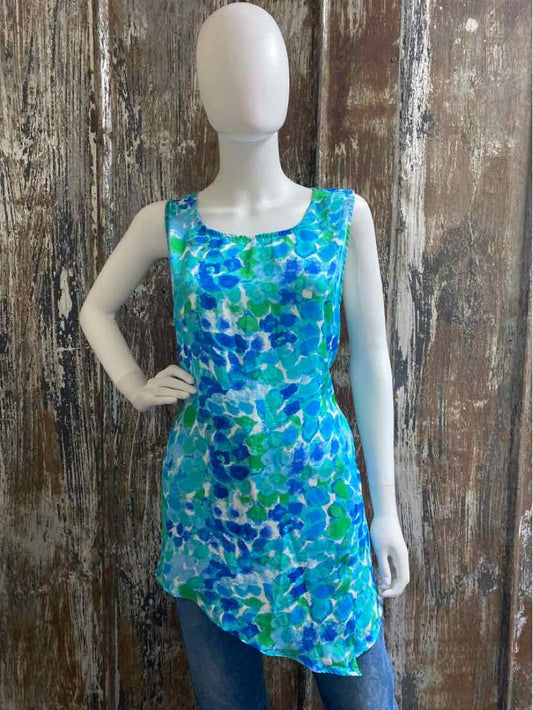Rachel Zoe Size Extra Large Blue Print tops
