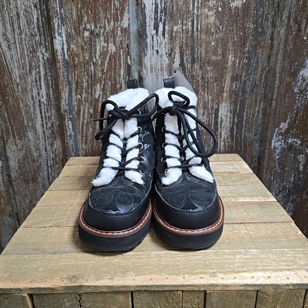 Coach 6 Black Boots