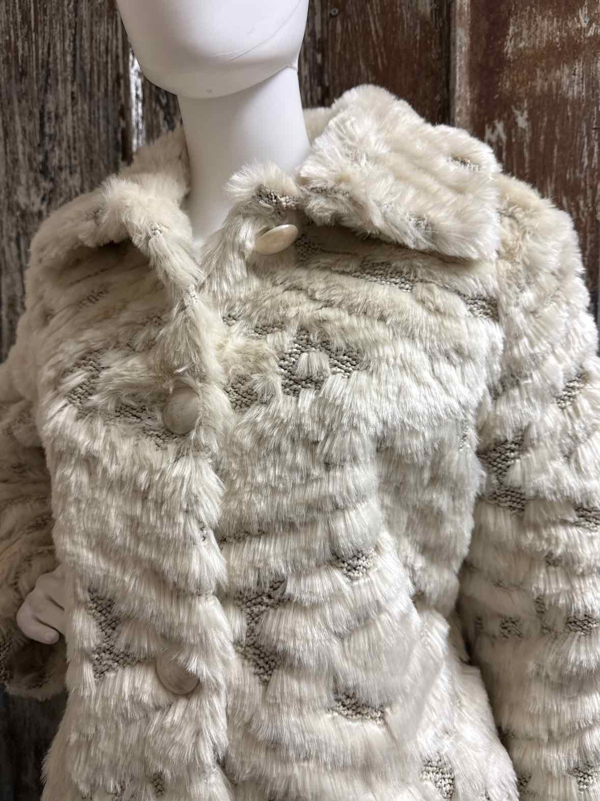 Dennis Basso Size small White Coat