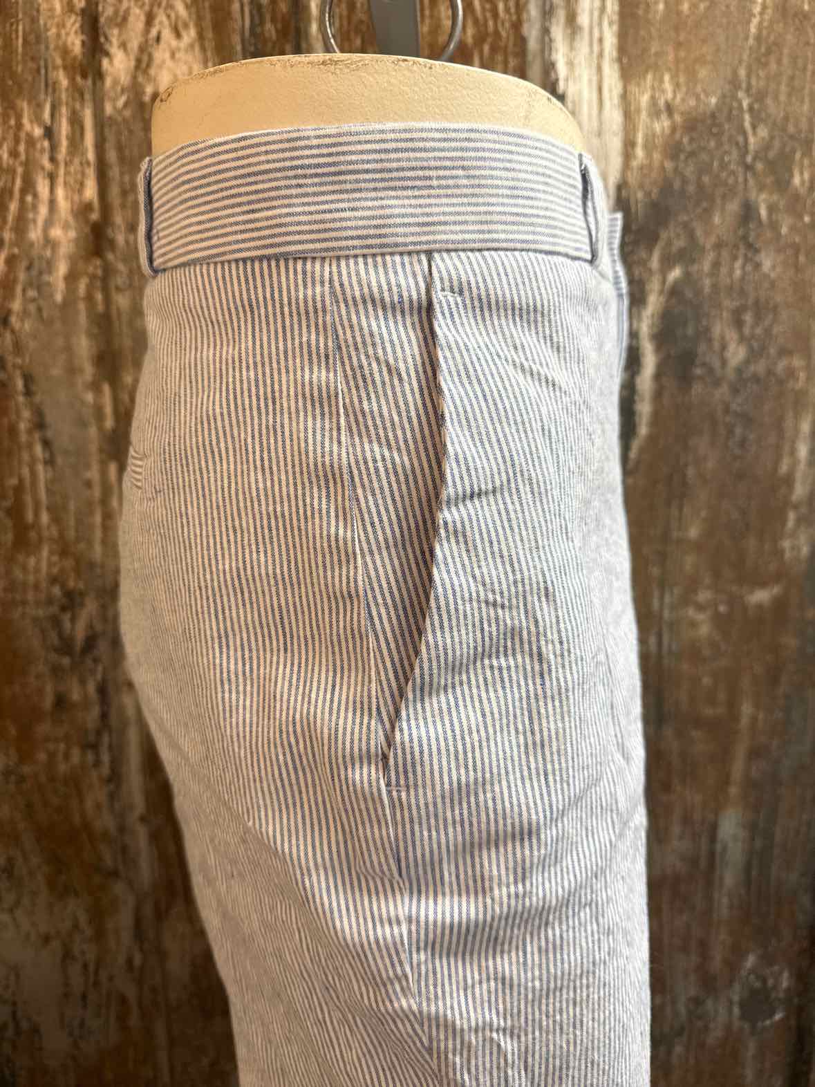 Banana Republic Size 6 blue stripe Pants