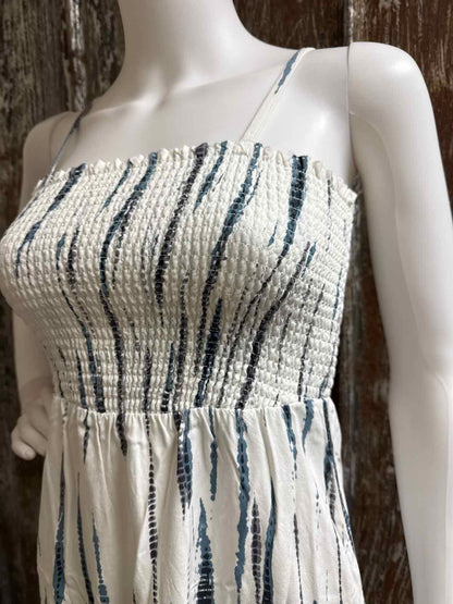 Soft Surroundings Size extra small white/blue print Dress