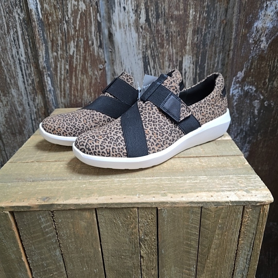 Clark's 9 Animal Print Sneakers