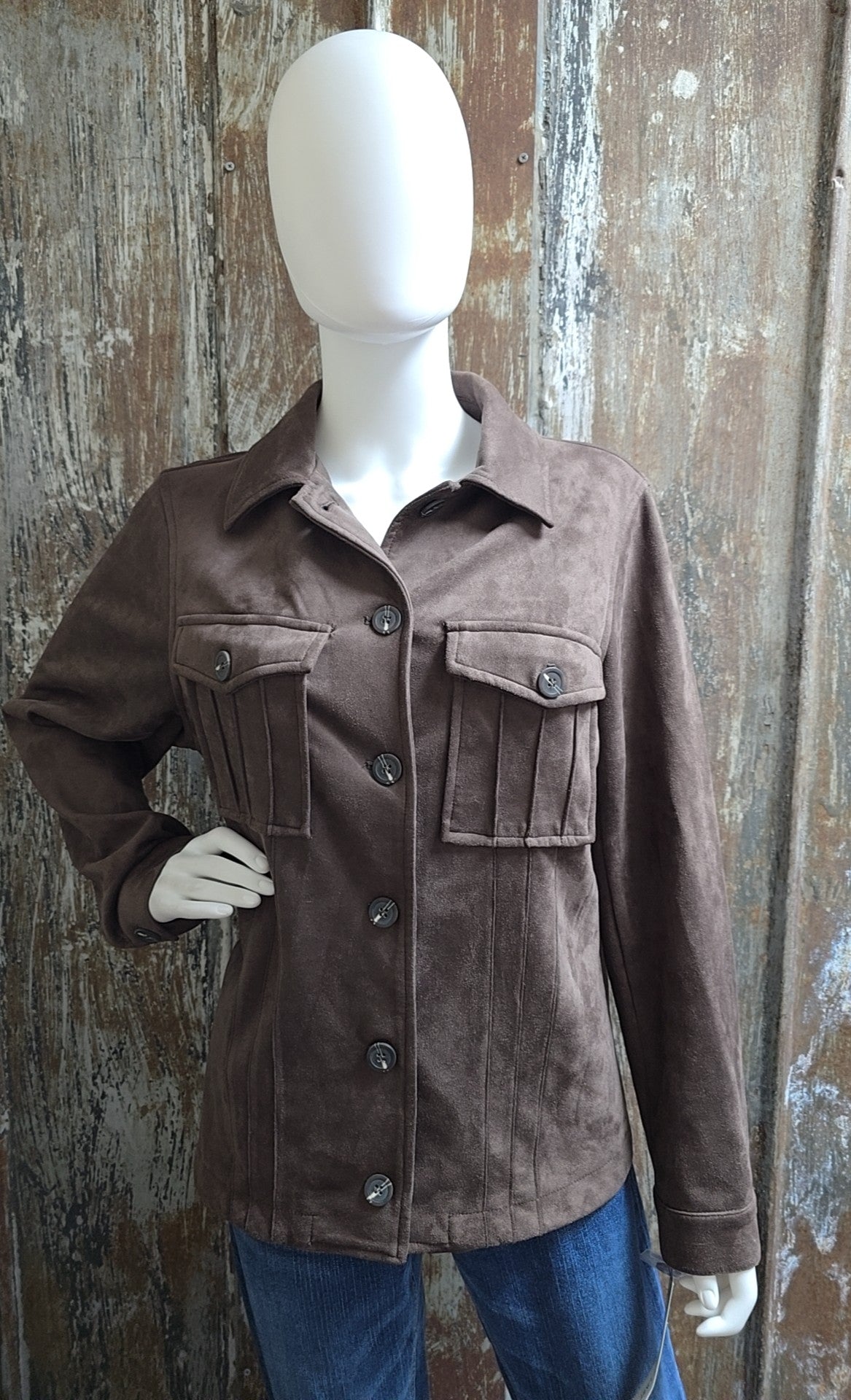 Skyes the limit Size 1X Brown Jacket