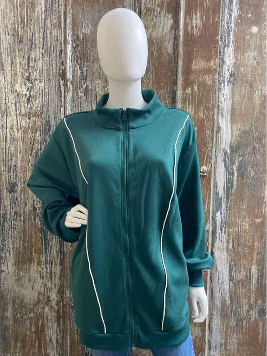 AVA & VIV Size 3X Green Jacket