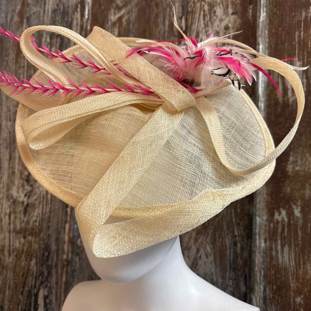 Tan/Pink Hat