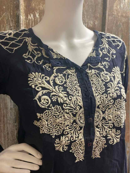 Johnny Was Size Extra Small Petite Navy tops