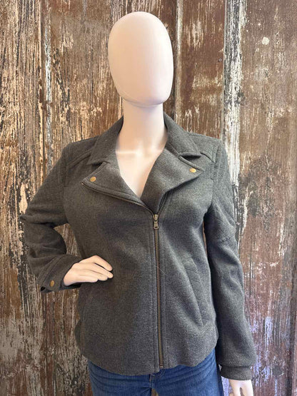 Loft Size Medium Gray Jacket