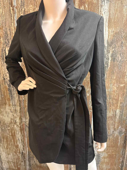 showpo. Size 4 (Small) Black Dress