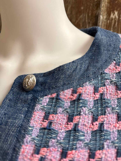 Talbots Size 6 (Small) blue/pink Jacket