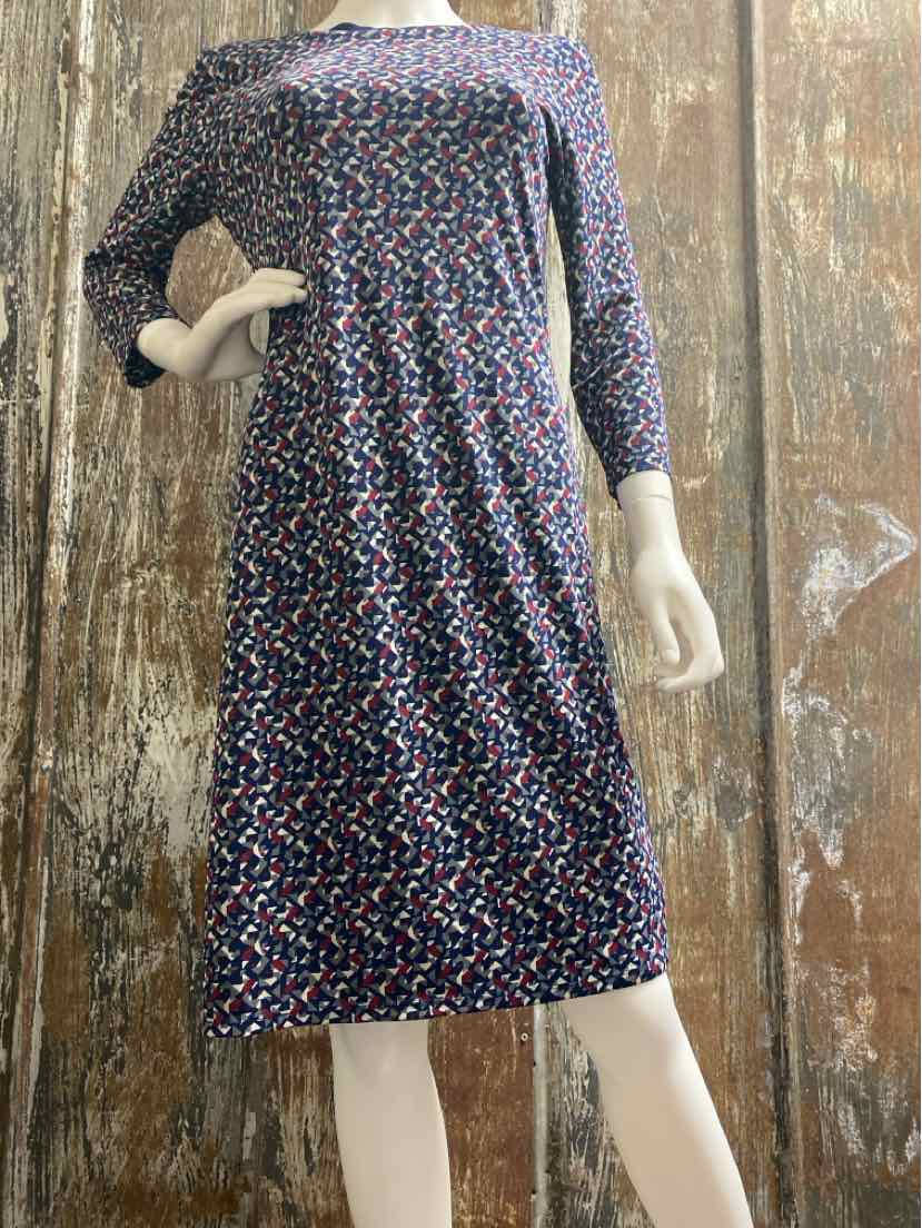 Ralph Lauren Size Small (4/6) Blue Print Dress