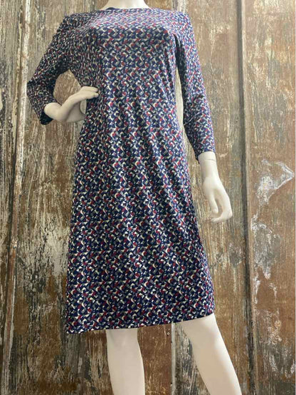 Ralph Lauren Size Small (4/6) Blue Print Dress