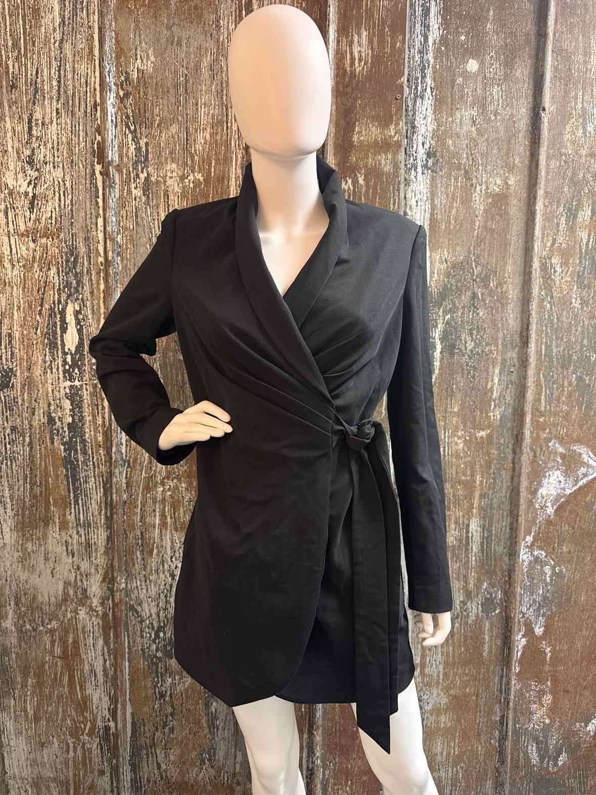 showpo. Size 4 (Small) Black Dress