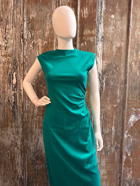 Diane Von Furstenberg Size 6 (Small) Emerald Dress
