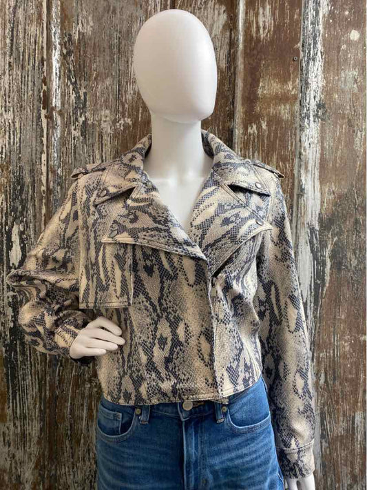 Jennifer LoPez Size Medium snakeskin print Jacket