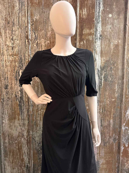 Adrianna Papell Size 8 (Medium) Black Dress
