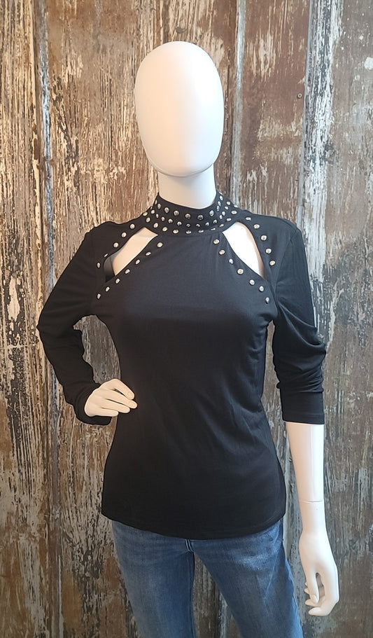 INC Size Medium Black tops