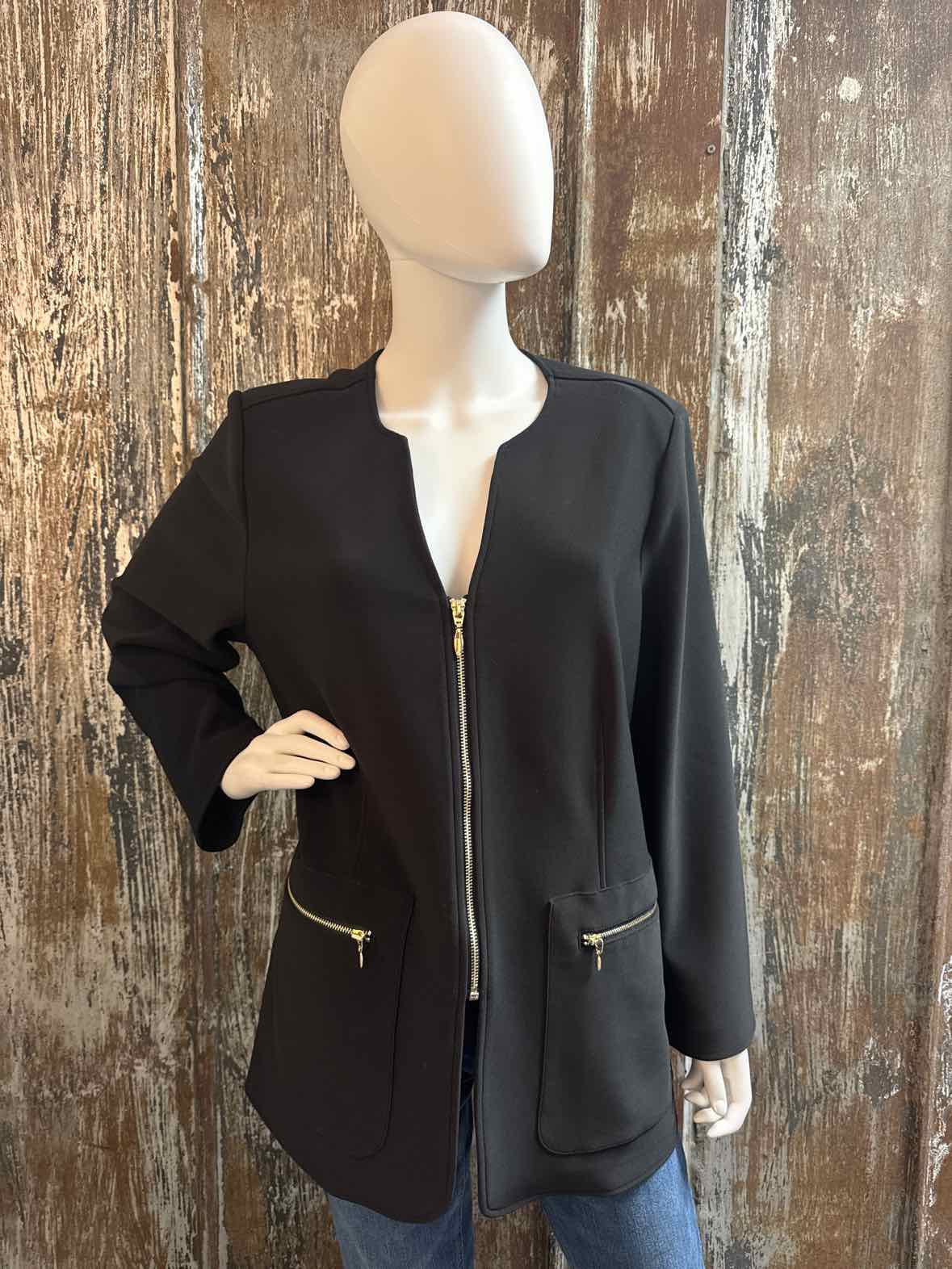 Chico's Size Large Black Jacket