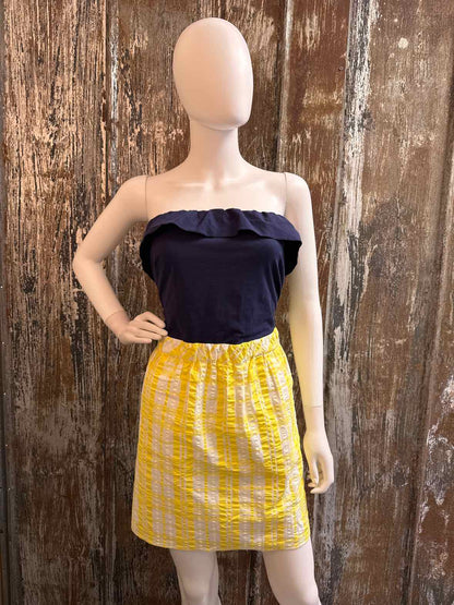 Lilly Pulitzer Size Extra Large Yellow/Navy Dress