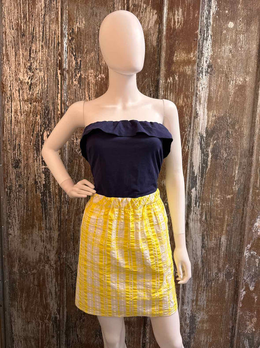 Lilly Pulitzer Size Extra Large Yellow/Navy Dress