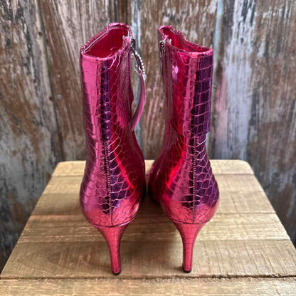 Nine West 10 Pink Shoe Booties
