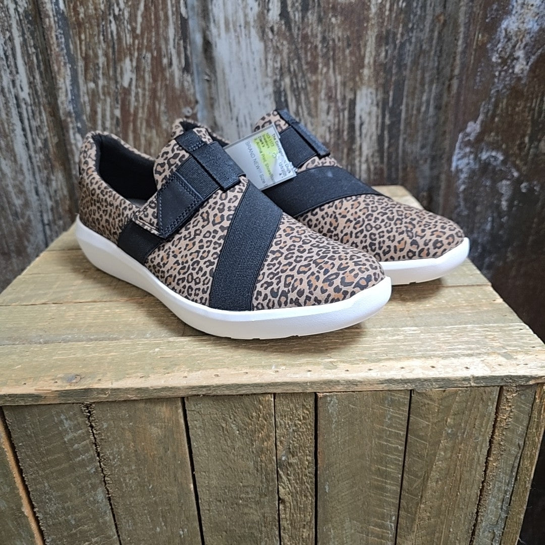 Clark's 9 Animal Print Sneakers