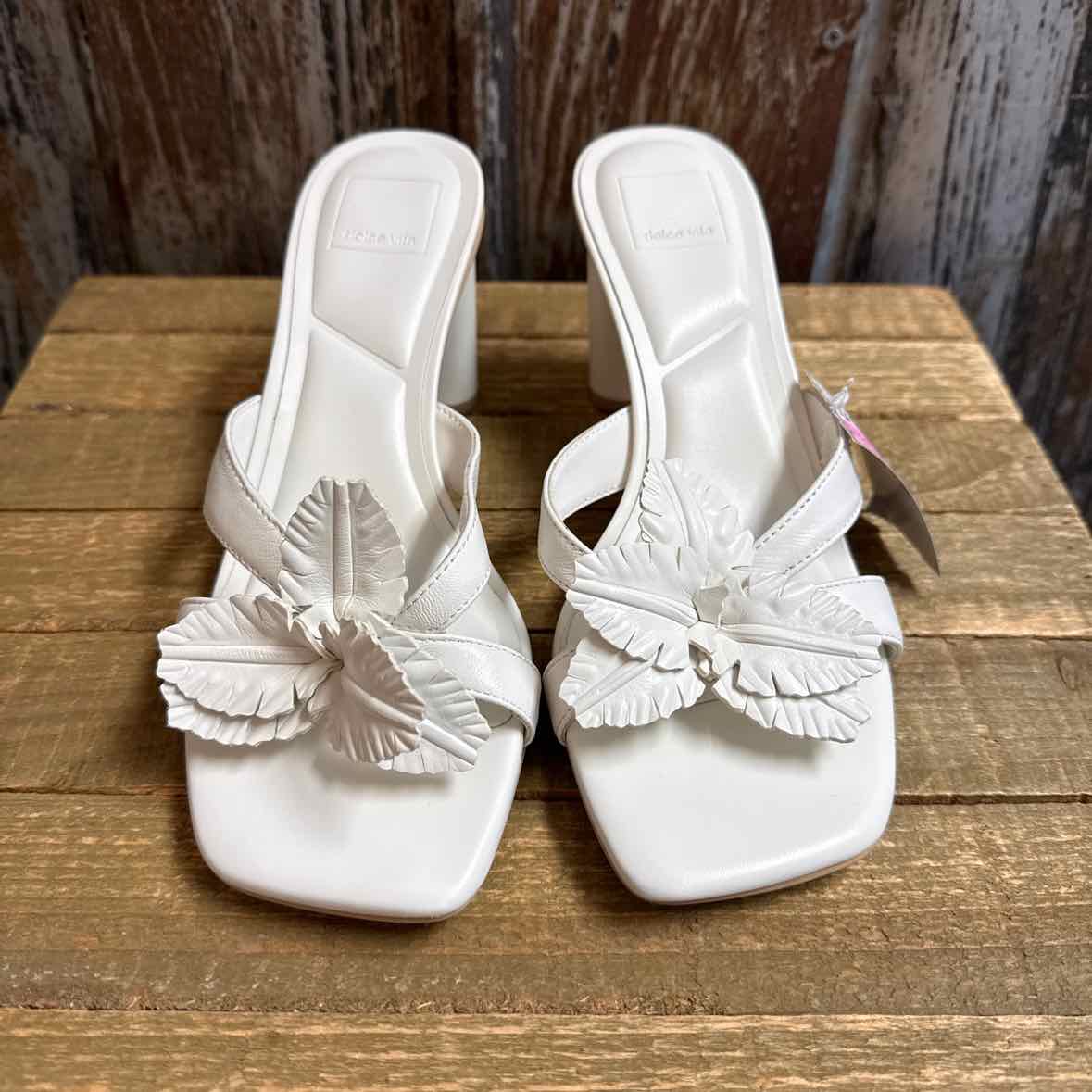Dolce Vita 8 White Sandals