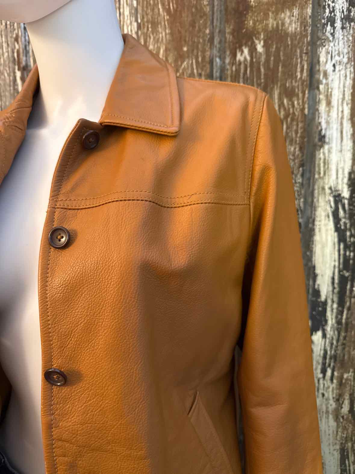 J. Crew Size small Brown Leather Jacket
