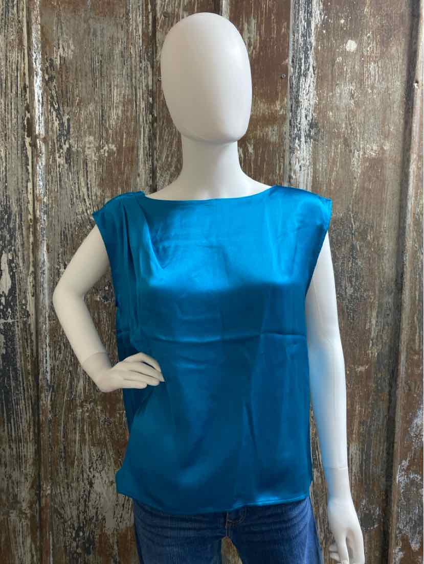 Loft Size Large Petite Blue tops