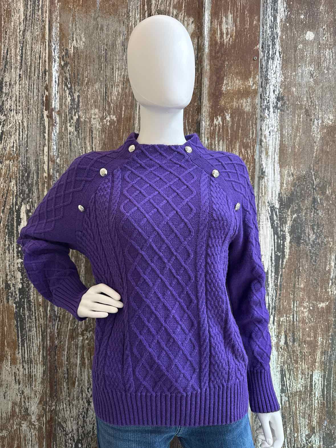 Talbots Size Medium Purple Sweater
