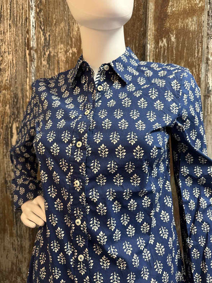 Talbots Size extra small Blue Print tops