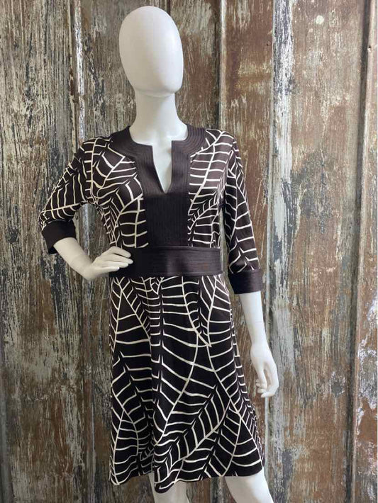 Tory Burch Size small Brown Print Dress