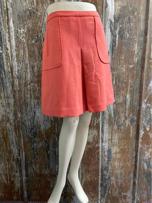 Maeve by Anthropologie Size 4 (Small) Orange Skirt