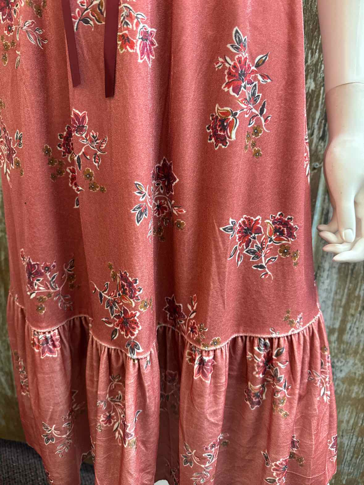 francesca's Size extra small pink print Dress