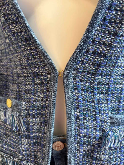 Lilly Pulitzer Size Large Blue Cardigan