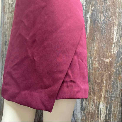 Banana Republic Size 8 Burgandy Skirt