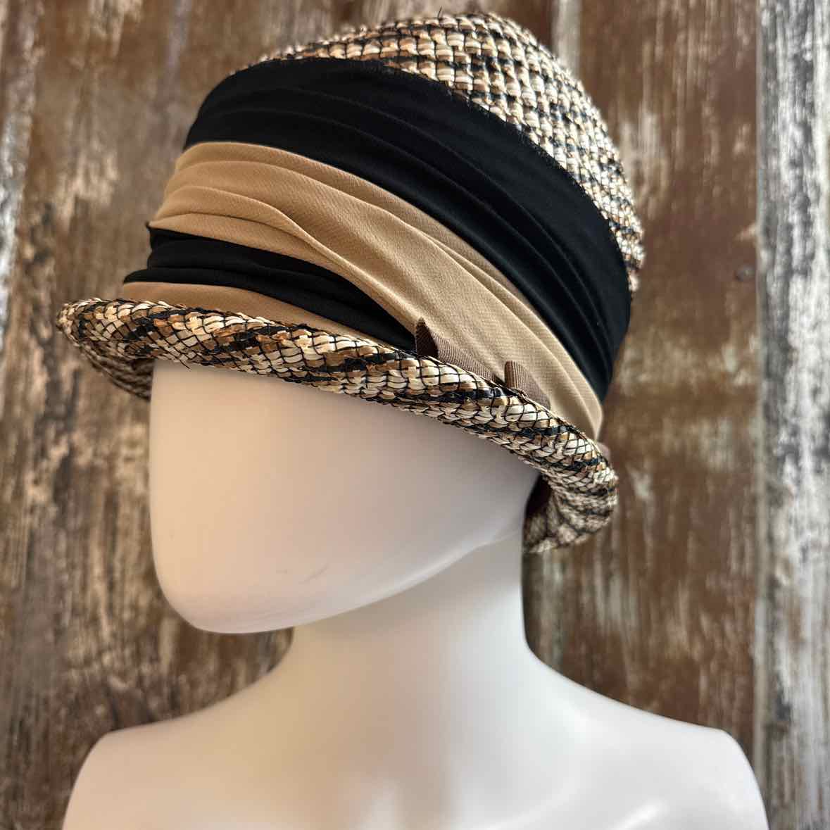 Be An Angel Size One Size Brown Print Hat