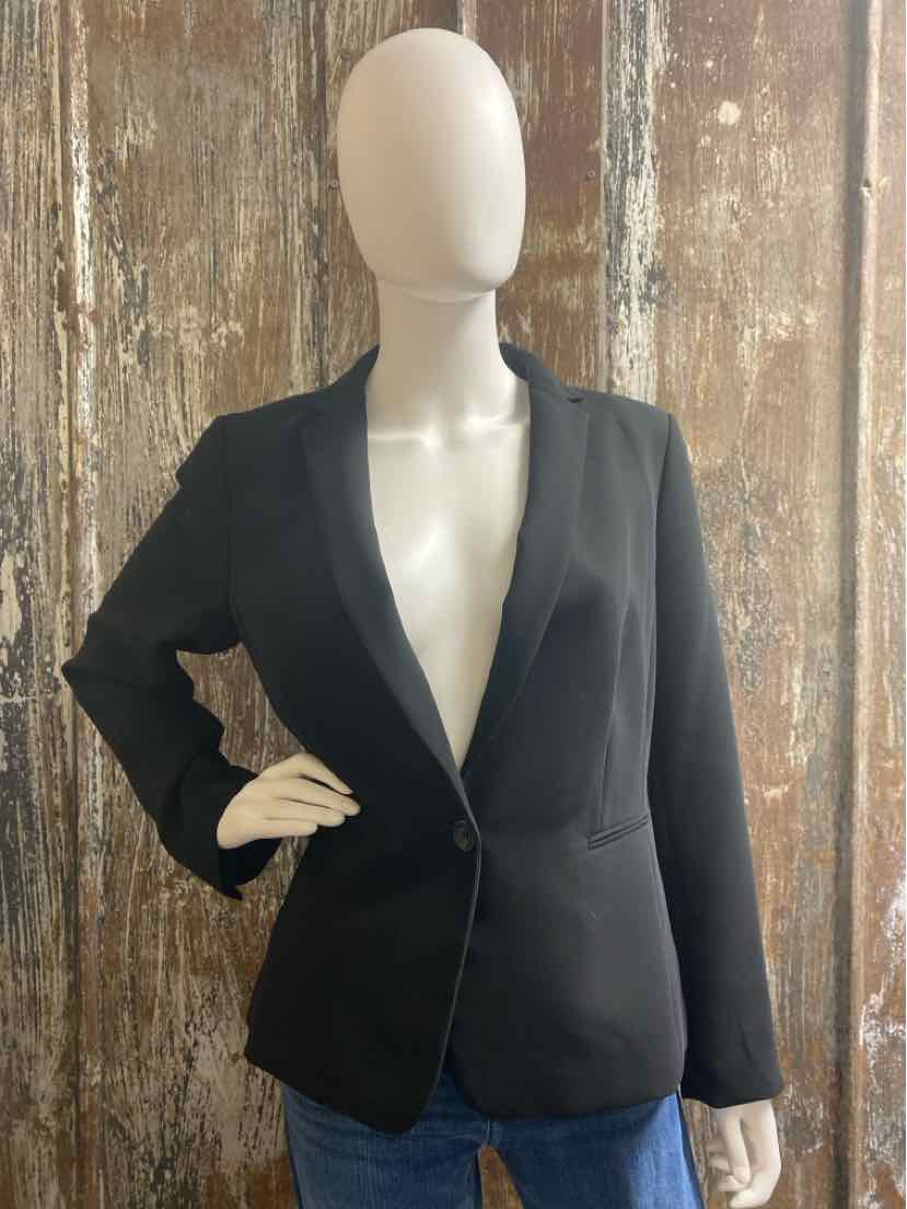 Talbots Size 12 Petite (Large Petite) Black Blazer